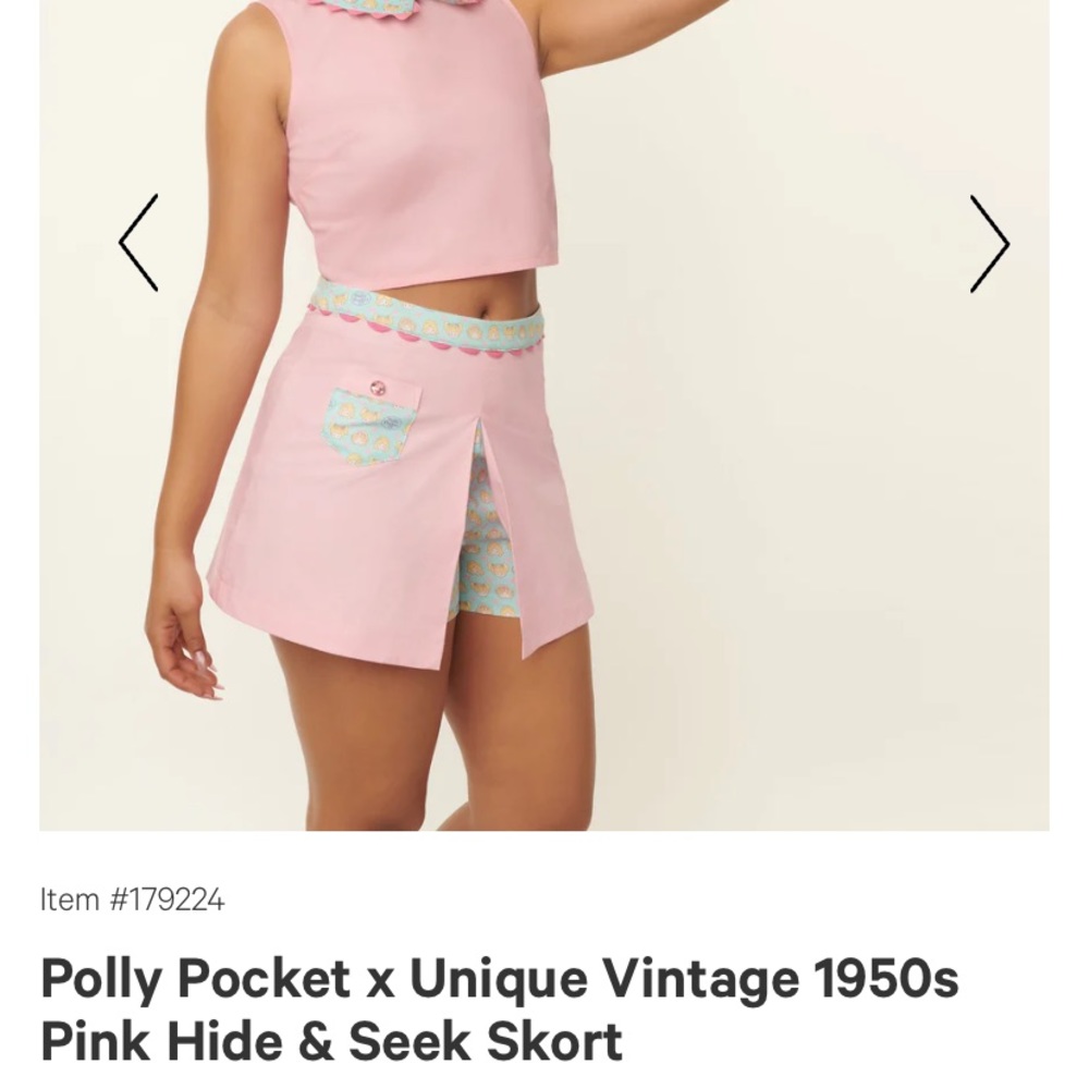 NWT Unique Vintage Polly Pocket 2 piece set